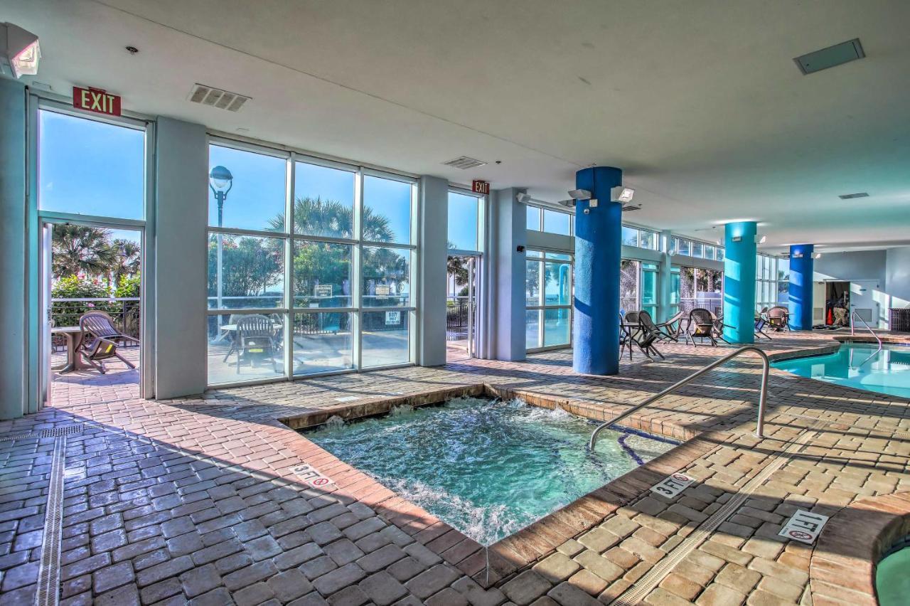 Beachfront Family Condo With View And Pool Access Myrtle Beach Dış mekan fotoğraf