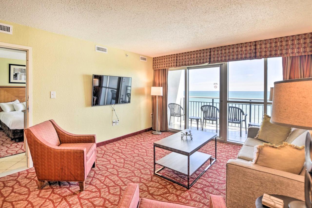 Beachfront Family Condo With View And Pool Access Myrtle Beach Dış mekan fotoğraf